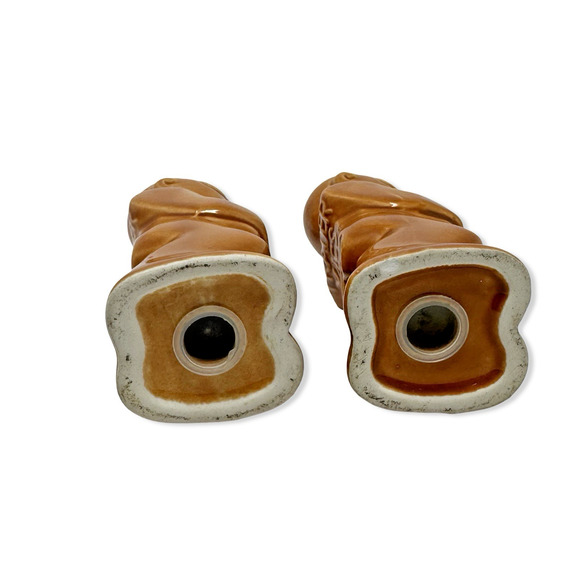 Vintage Trader Vics Japan Tiki Salt and Pepper Shakers Imperial Imports MCM EUC - Picture 8 of 8